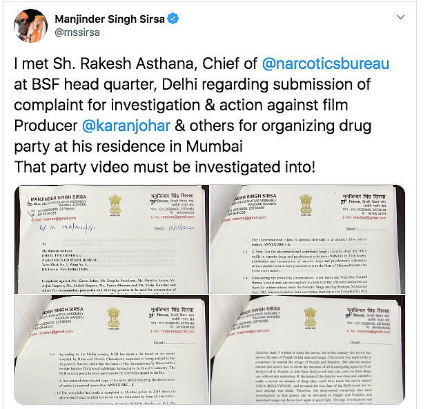 Mumbai NCB to Probe Drugs Plaint Against KJo, Vicky & Other Celebs
