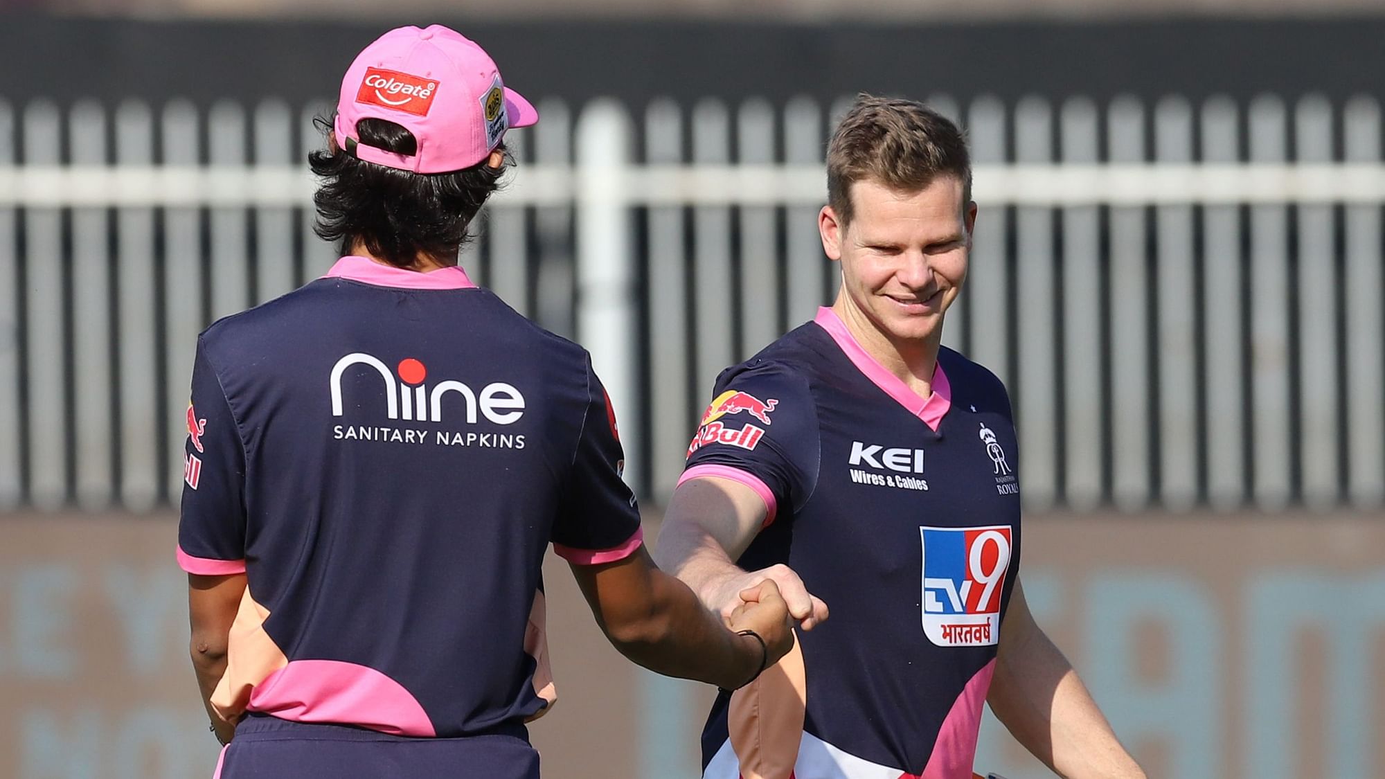 Steve Smith has won the toss against Kings XI Punjab and elected to bowl first at Sharjah.
