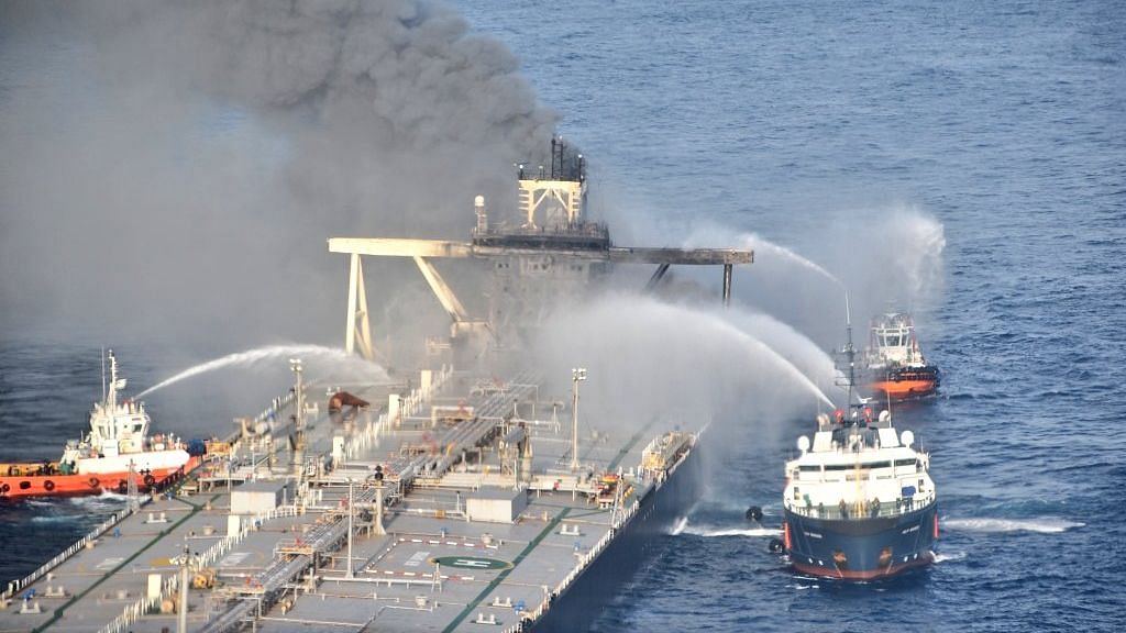 3 Days On, Fire-Fighting Ops Continue Onboard VLCC MT New Diamond