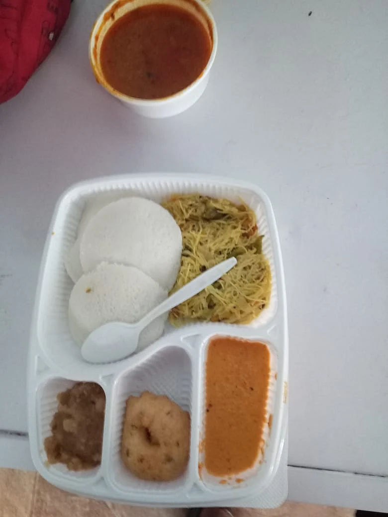 We would pack her food in throw-away containers so that she did not have to wash many vessels.