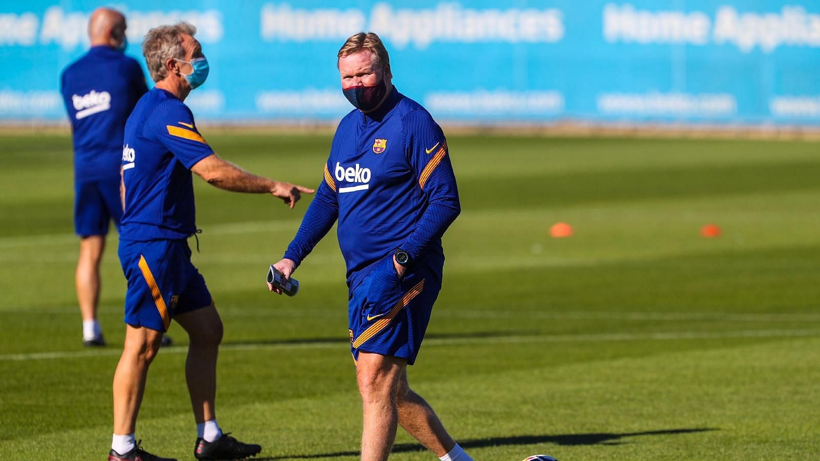 FC Barcelona have begun their training under new coach Ronald Koeman but as expected, star striker Lionel Messi was missing.