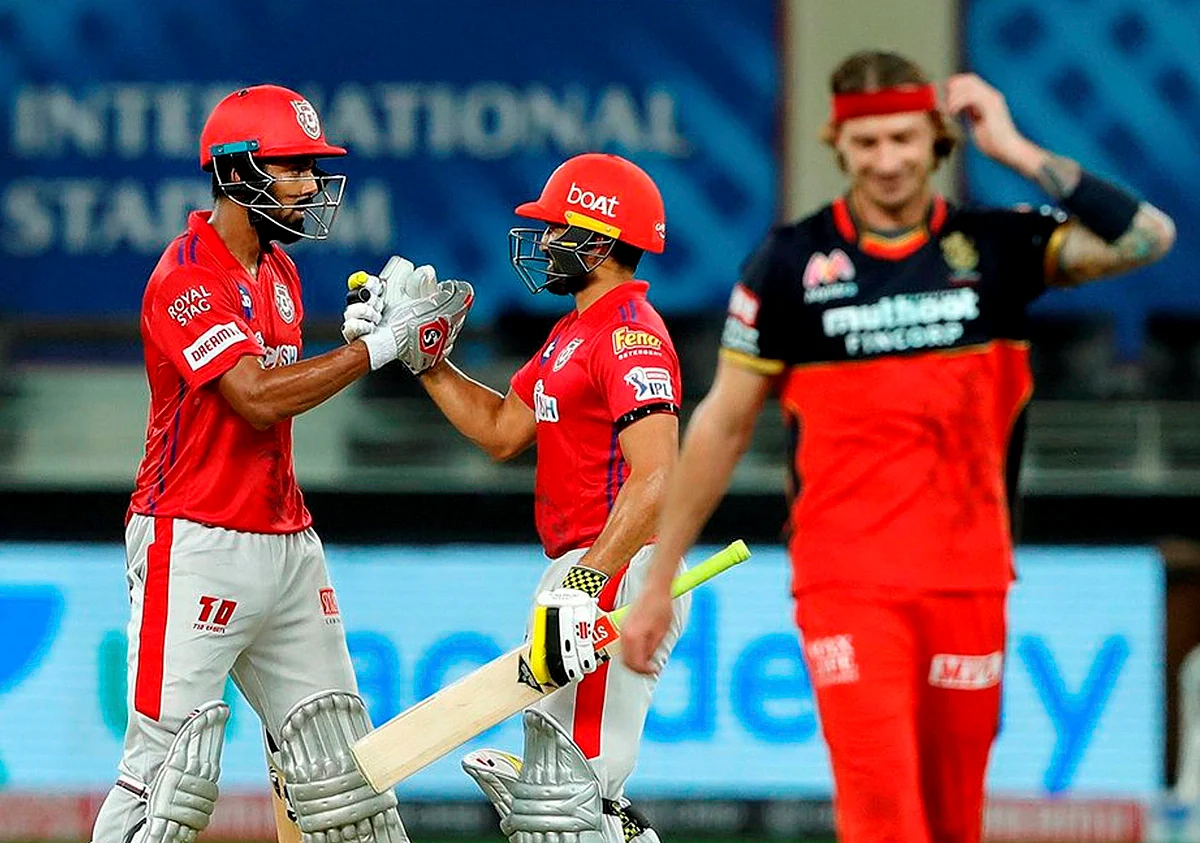 Kings XI Punjab skipper KL Rahul after scoring a century during IPL 2020 cricket match against Royal Challengers Bangalore, at Dubai International Cricket Stadium in Abu Dhabi on 24 September 2020. 