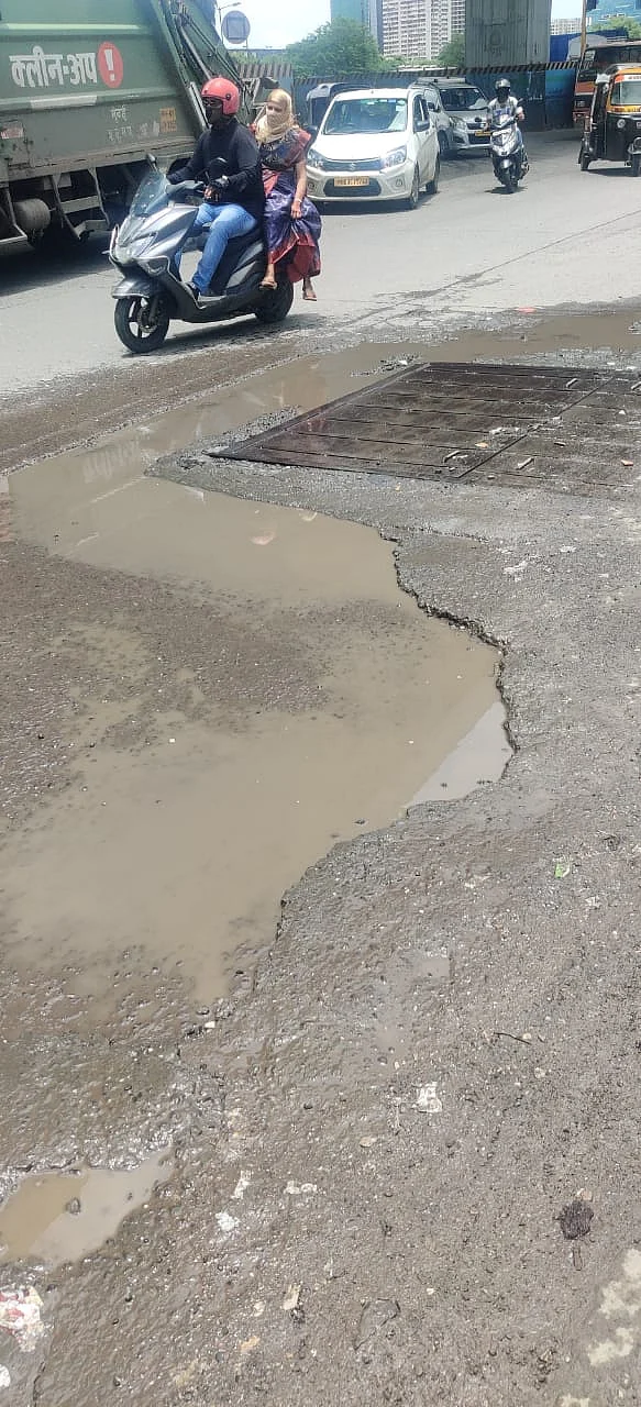 The road after BMC’s temporary fix.