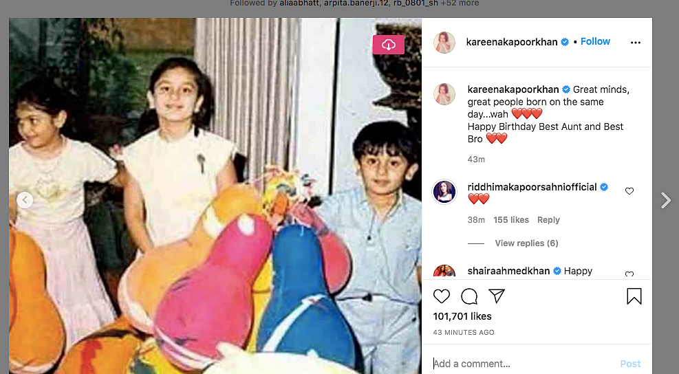 Riddhima, Alia Have Special Wishes For Ranbir on His Birthday