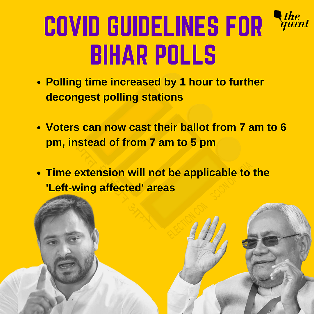Bihar Polls to Start From 28 Oct Amid COVID-19; Results on 10 Nov
