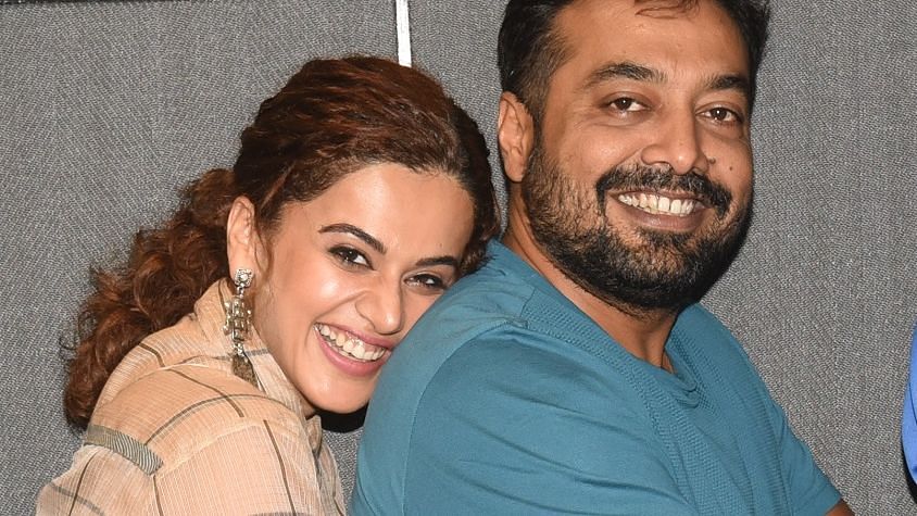 Taapsee Pannu with Anurag Kashyap.