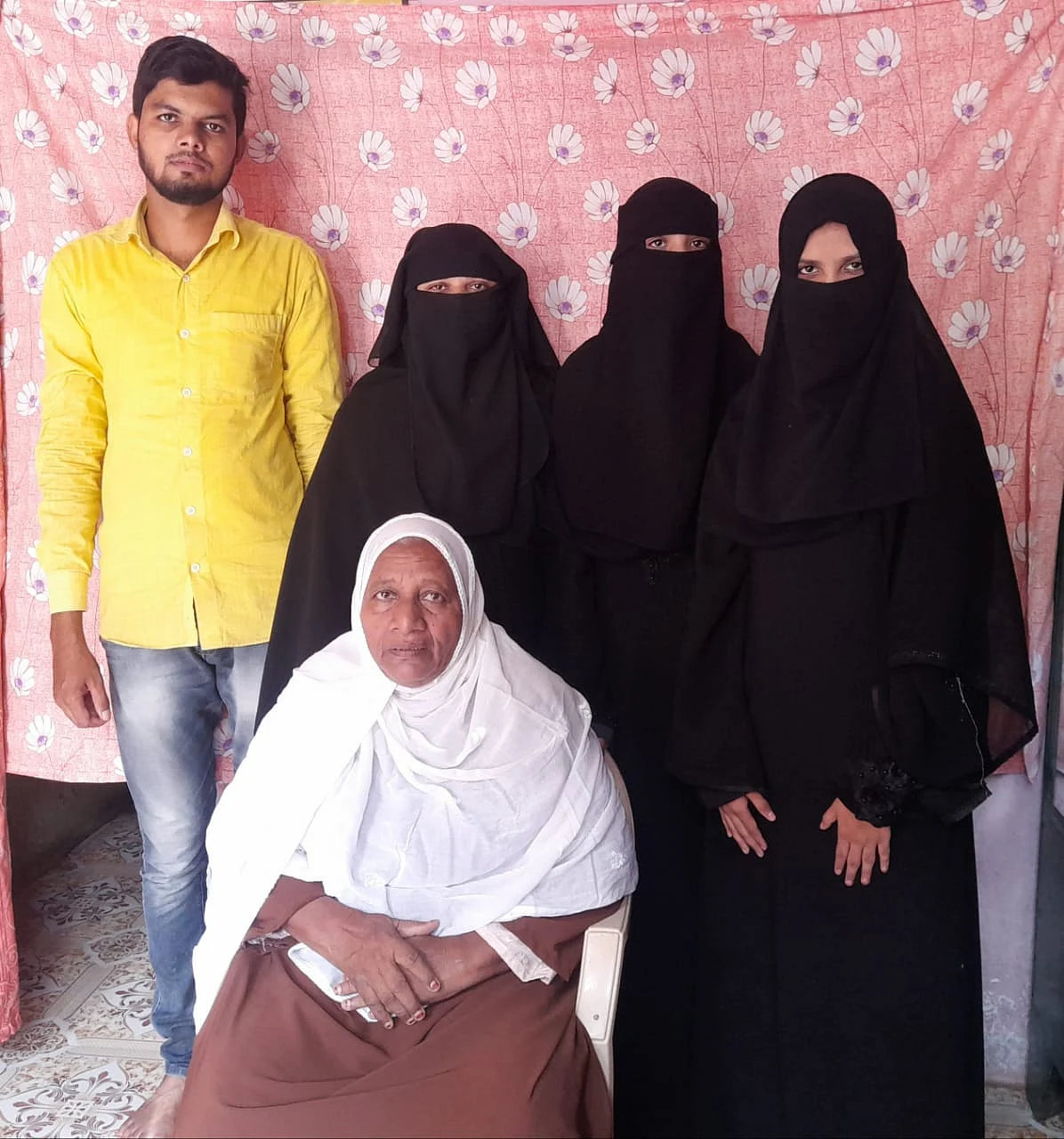 Asif has a wife, three kids who are living in a joint family with his brother Aziz Khan.