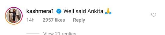 Ankita Lokhande took to Instagram to clarify her stance on Sushant's death.