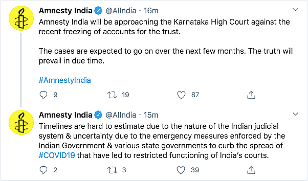 Amnesty Halts India Ops Due to Govt’s ‘Reprisal’, Approaches HC