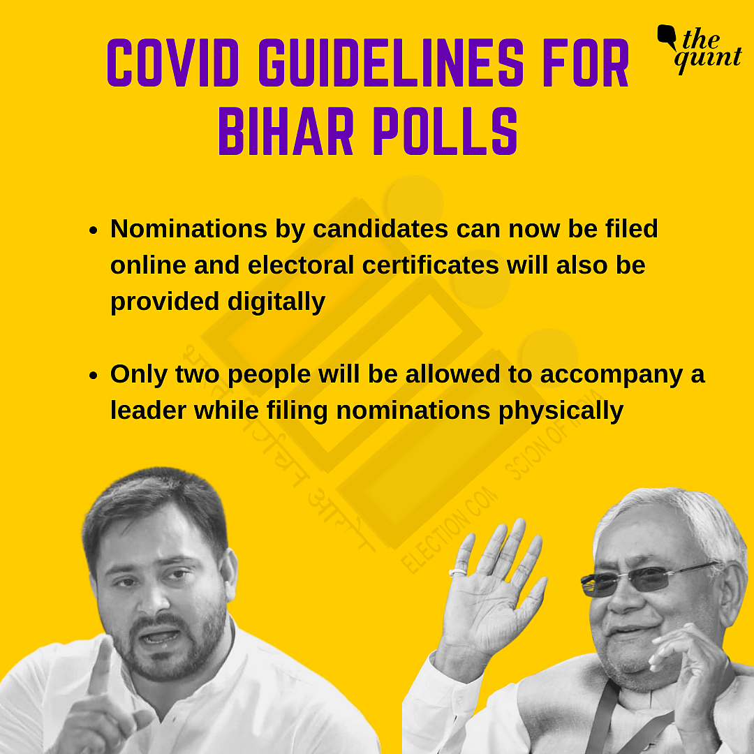 Bihar Polls to Start From 28 Oct Amid COVID-19; Results on 10 Nov