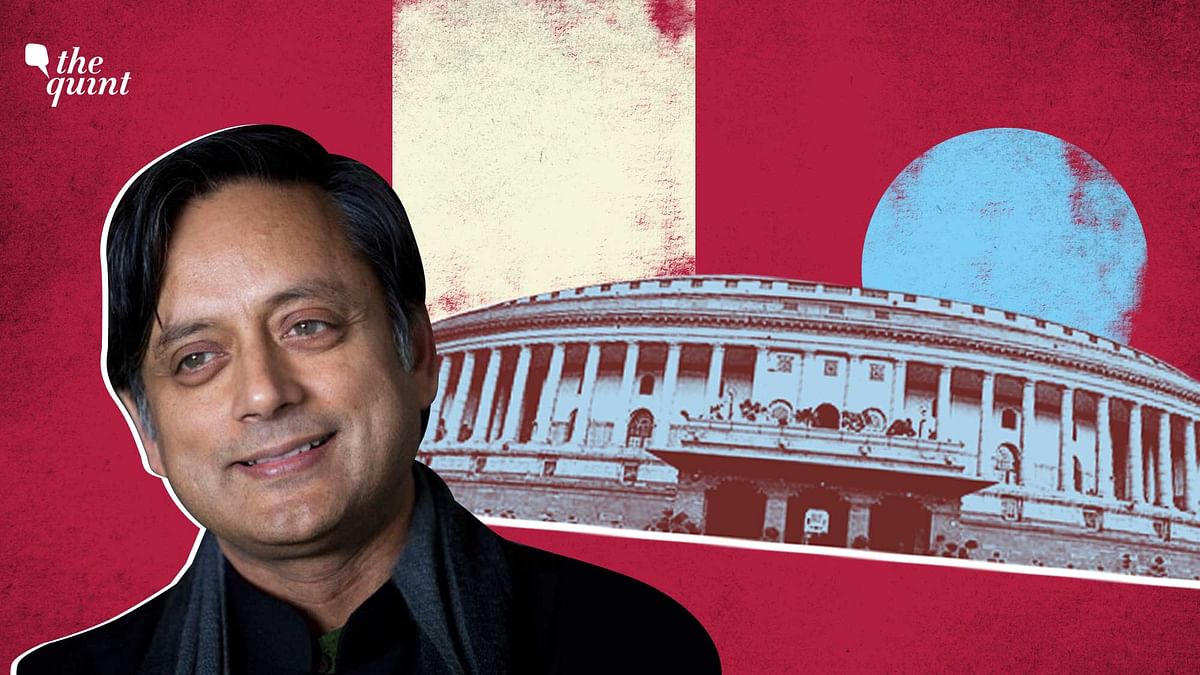 Image of Dr Shashi Tharoor and the Parliament of India used for representational purposes.&nbsp;