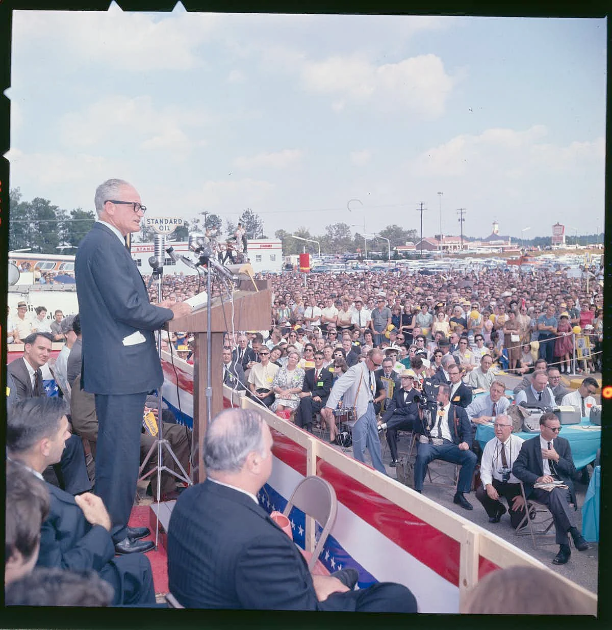 In 1964, GOP presidential candidate Barry Goldwater spoke of ‘the growing menace in our country… to personal safety, to life, to limb and property