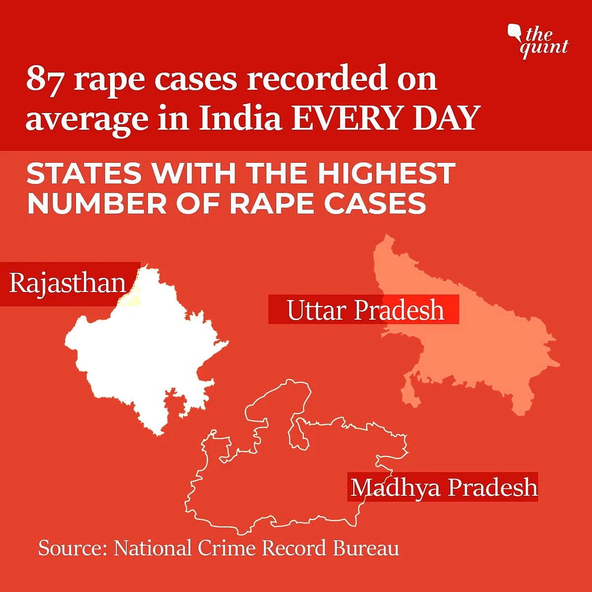 India Reports 87 Rapes Per Day: NCRB Data Amid Hathras Outrage