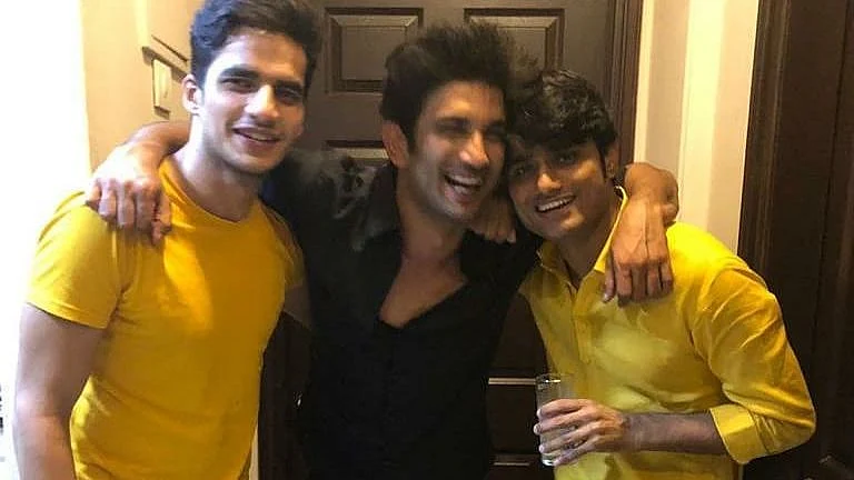 Sandip Ssingh with Sushant Singh Rajput.