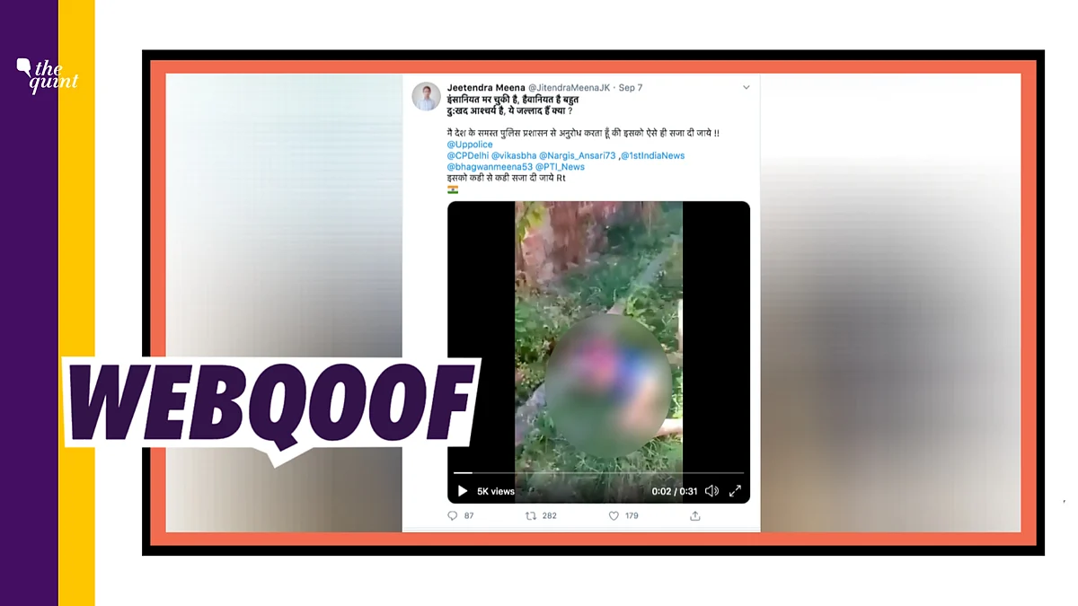 A video of a young woman being murdered with an axe is viral with the claim that it is an incident from India.