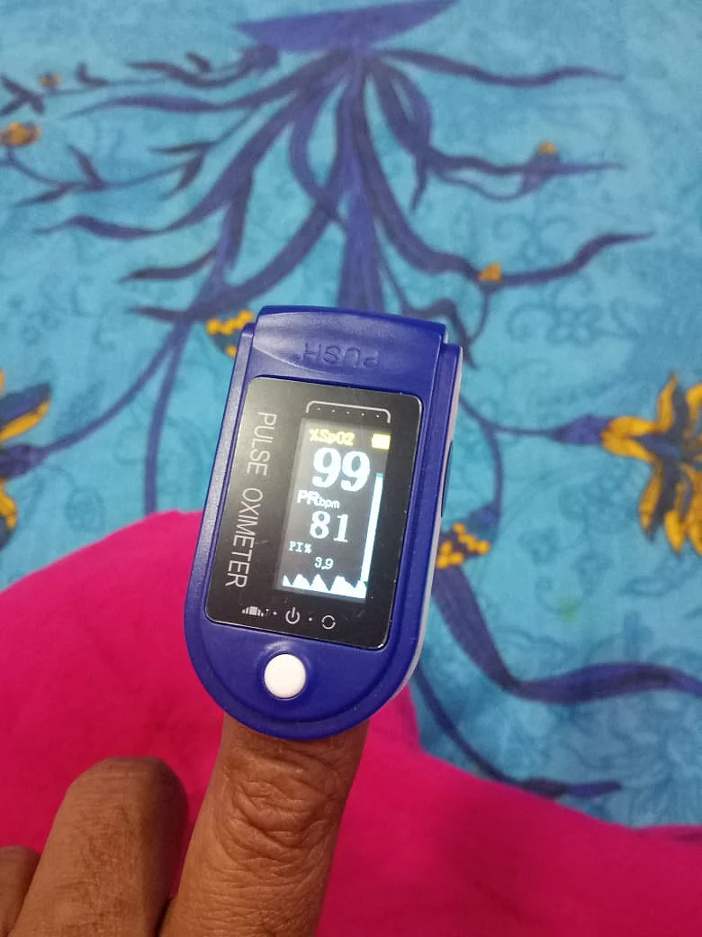 My mother would send me a photo of her oxygen level every two-three hours.
