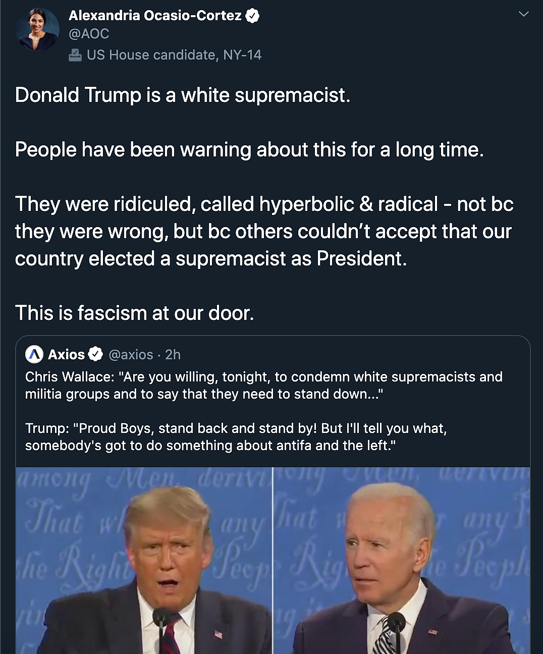 ‘Biden A Real Prez, Trump A Supremacist’: Democrats on US Debate