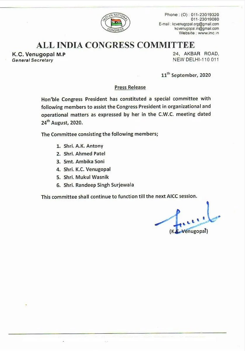 Ghulam Nabi Dropped As Cong Gen Secy in Overhaul After Letter Row