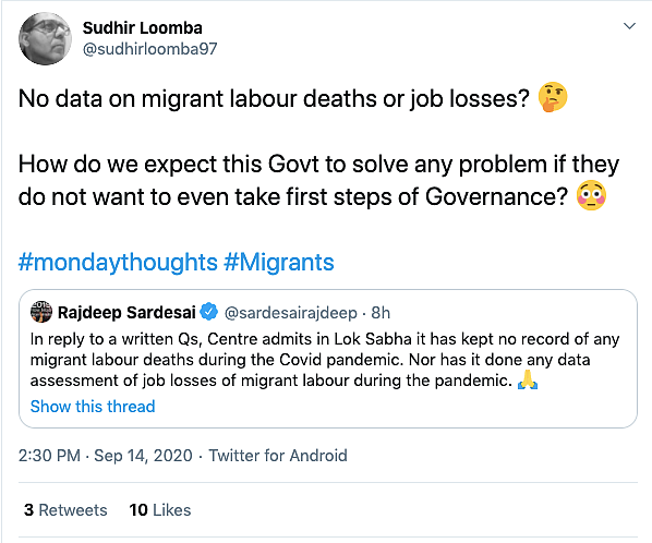 Data on Umar, SSR, But None on Migrant Workers: People Tweet Shock