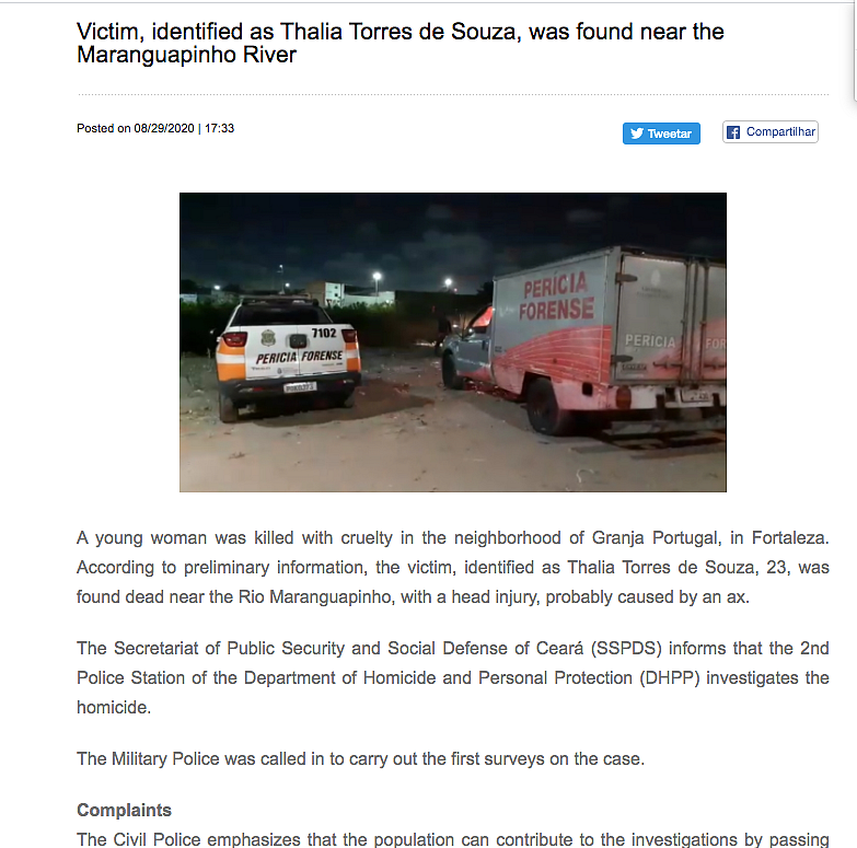 Video of Brutal Murder of Woman in Brazil Falsely Shared as India