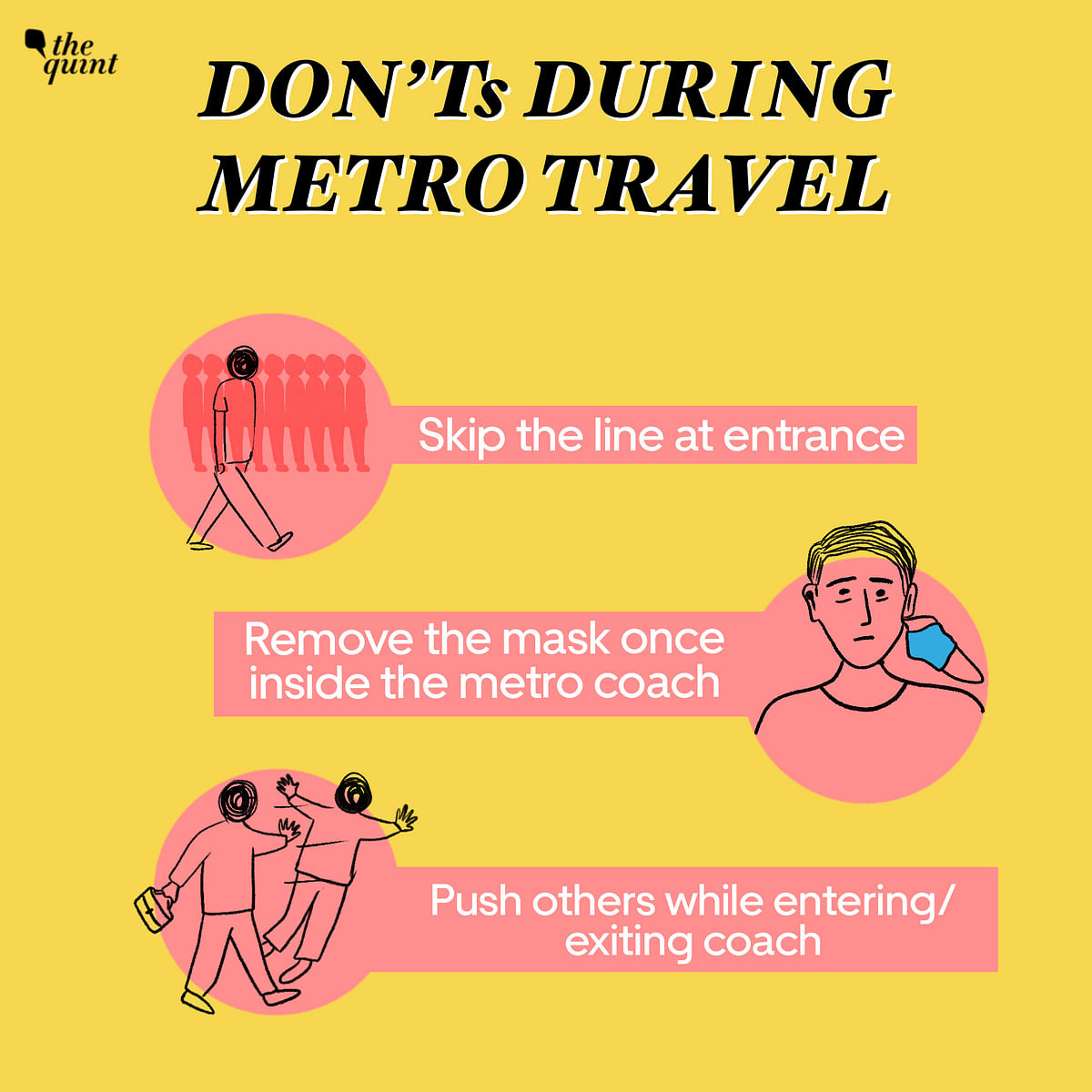 Wear Face Mask, Don’t Skip Lines: Dos & Don’ts During Metro Travel