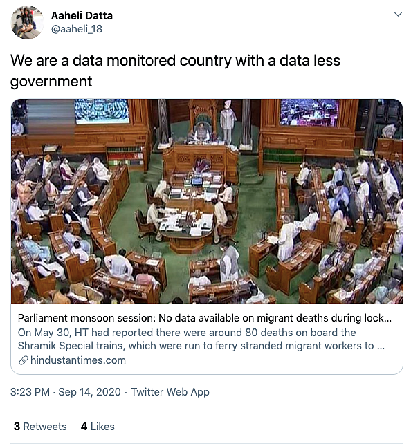 Data on Umar, SSR, But None on Migrant Workers: People Tweet Shock