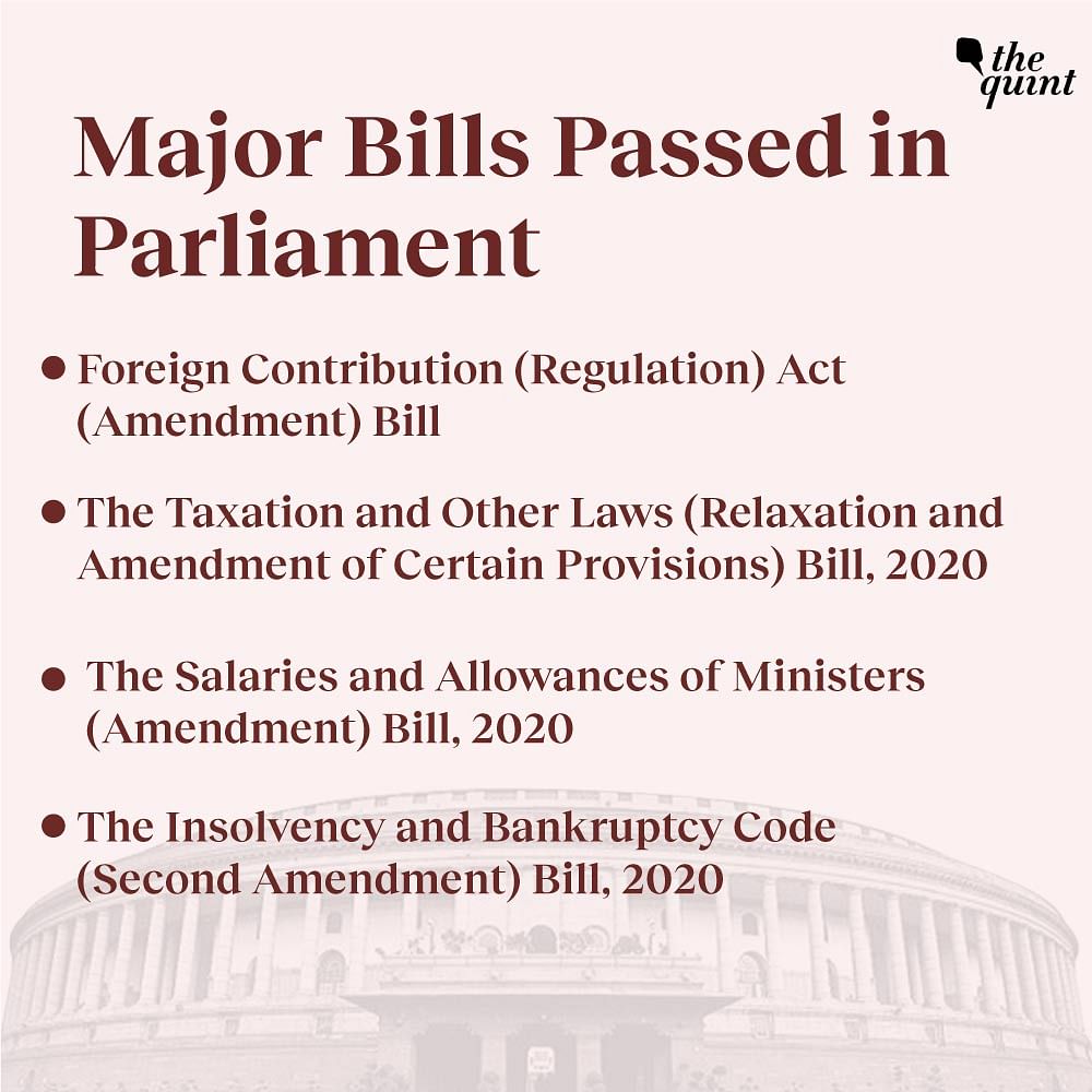 Here’s a lowdown of all important bills that were passed, & the controversies that were courted during the session.