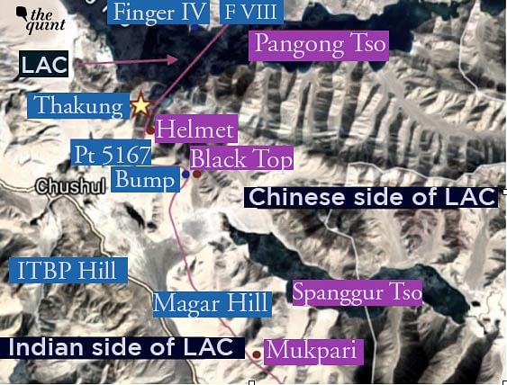The PLA, in an official statement, accused Indian troops of crossing LAC along the Pangong Tso lake and at Reqin La.