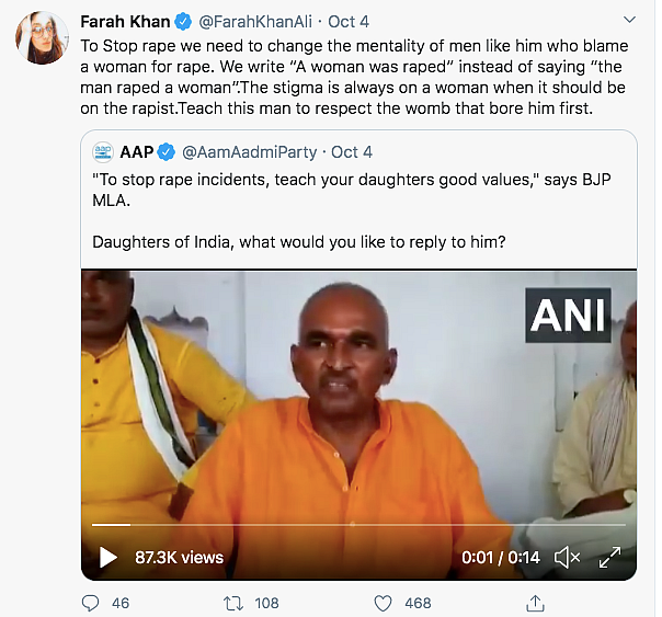 Kriti, Others Express Anger Over BJP MLA's Remark on Hathras Case