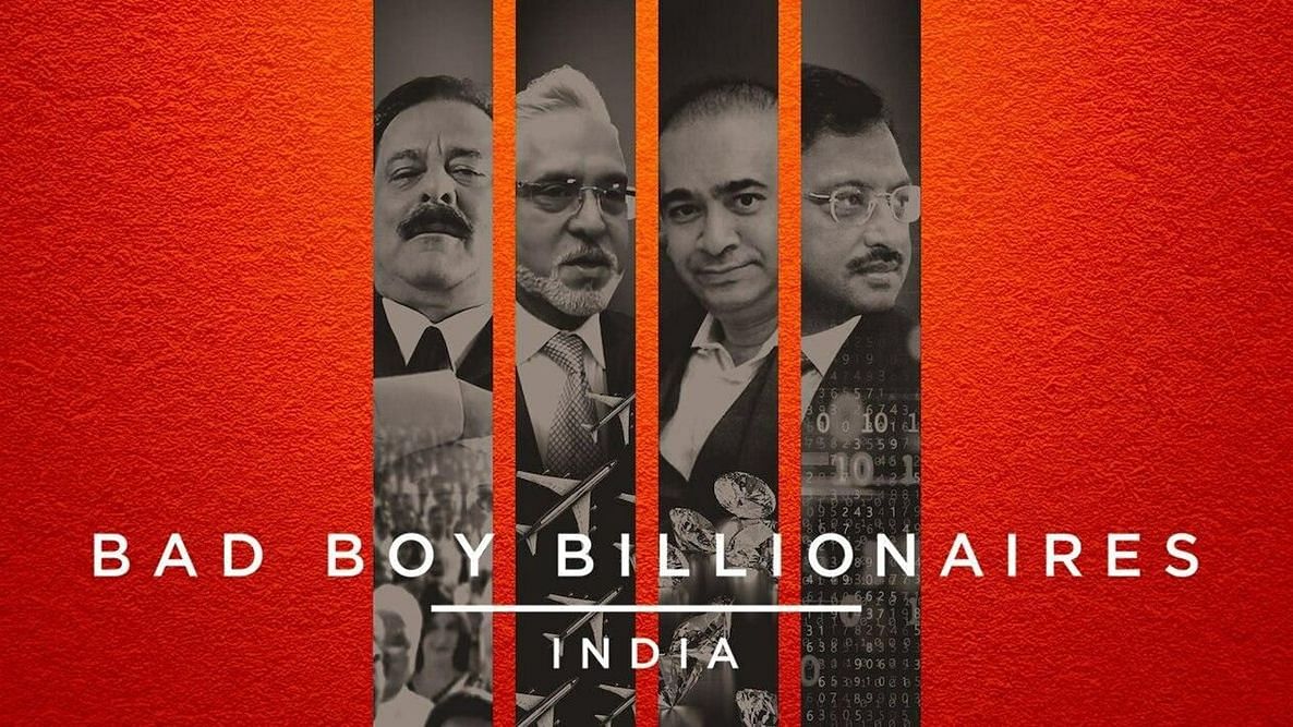 A poster of Netflix's Bad Boy Billionaires.