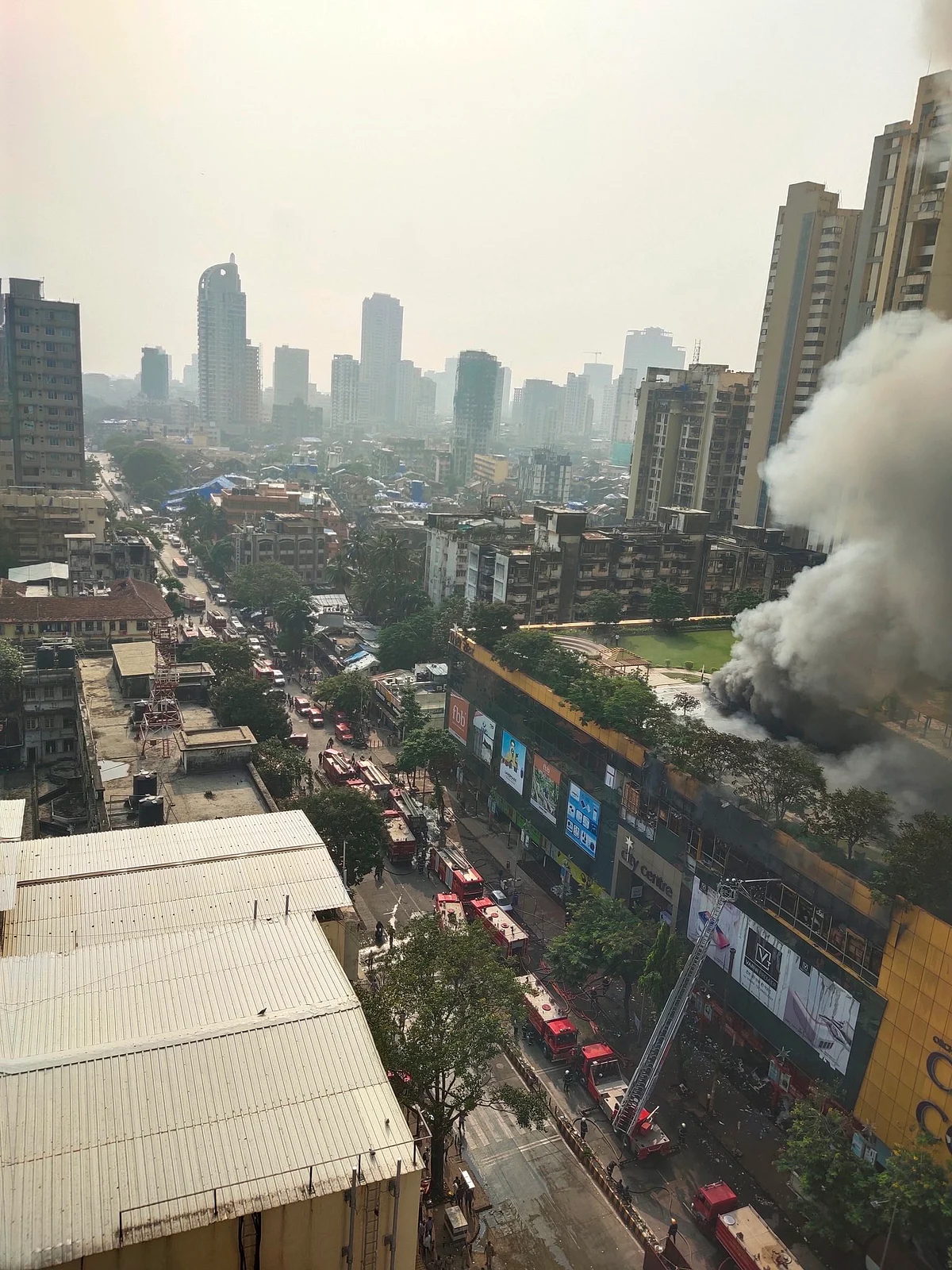 Fire at Mumbai Mall: 5 Personnel Injured, Ops Still Underway