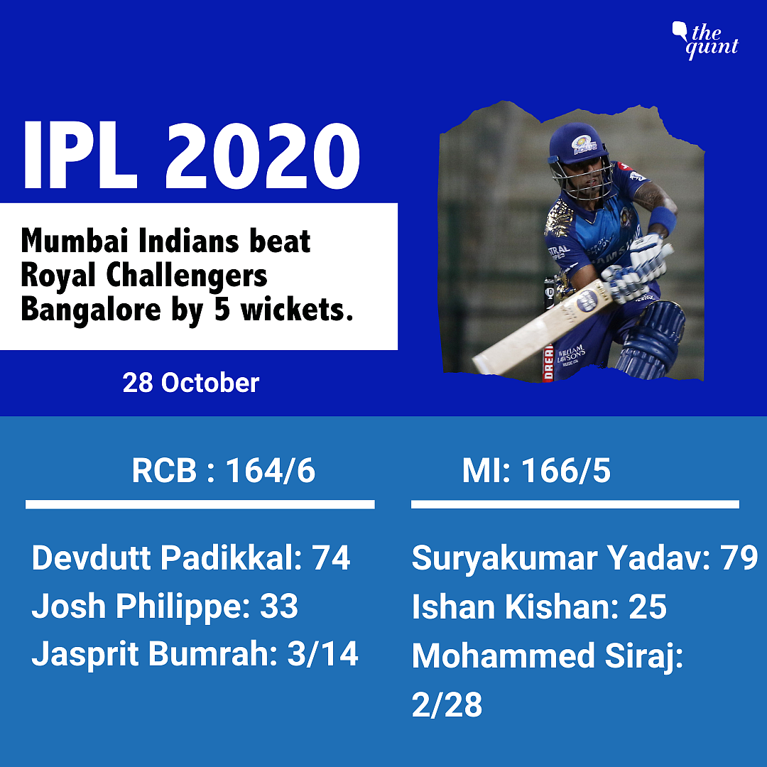 IPL: MI Beat RCB By 5 Wickets, Here Are 5 Game-Changing Moments