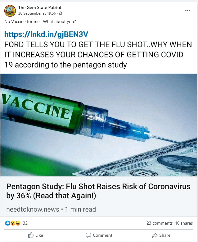 Studies show that the flu vaccine is a very important intervention to help stay healthy this fall and winter.