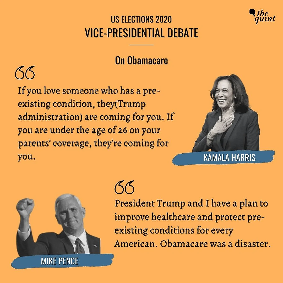 Kamala Harris, Mike Pence Clash Over COVID, Economy at VP Debate