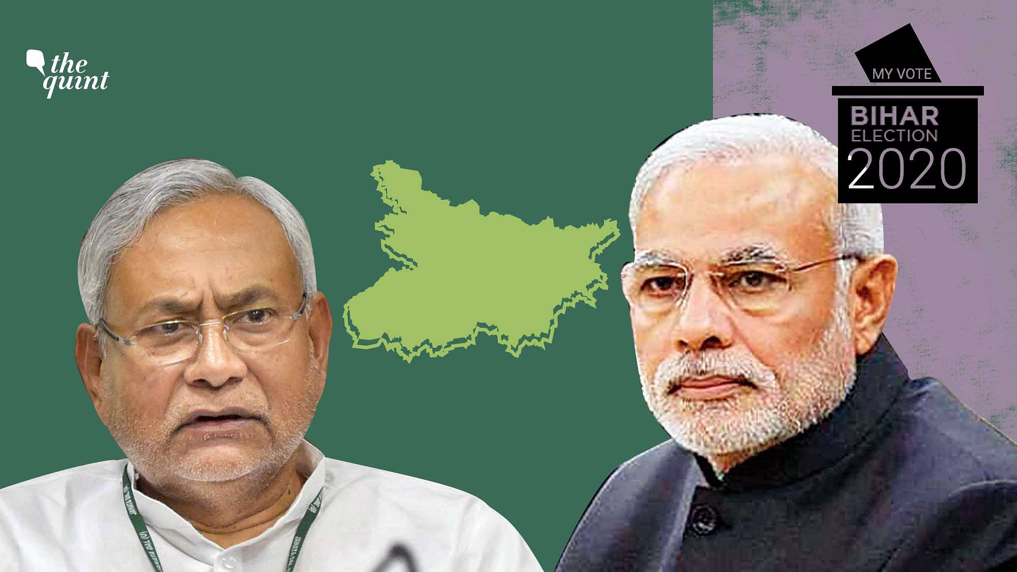 Bihar Chief Minister Nitish Kumar and PM Narendra Modi.