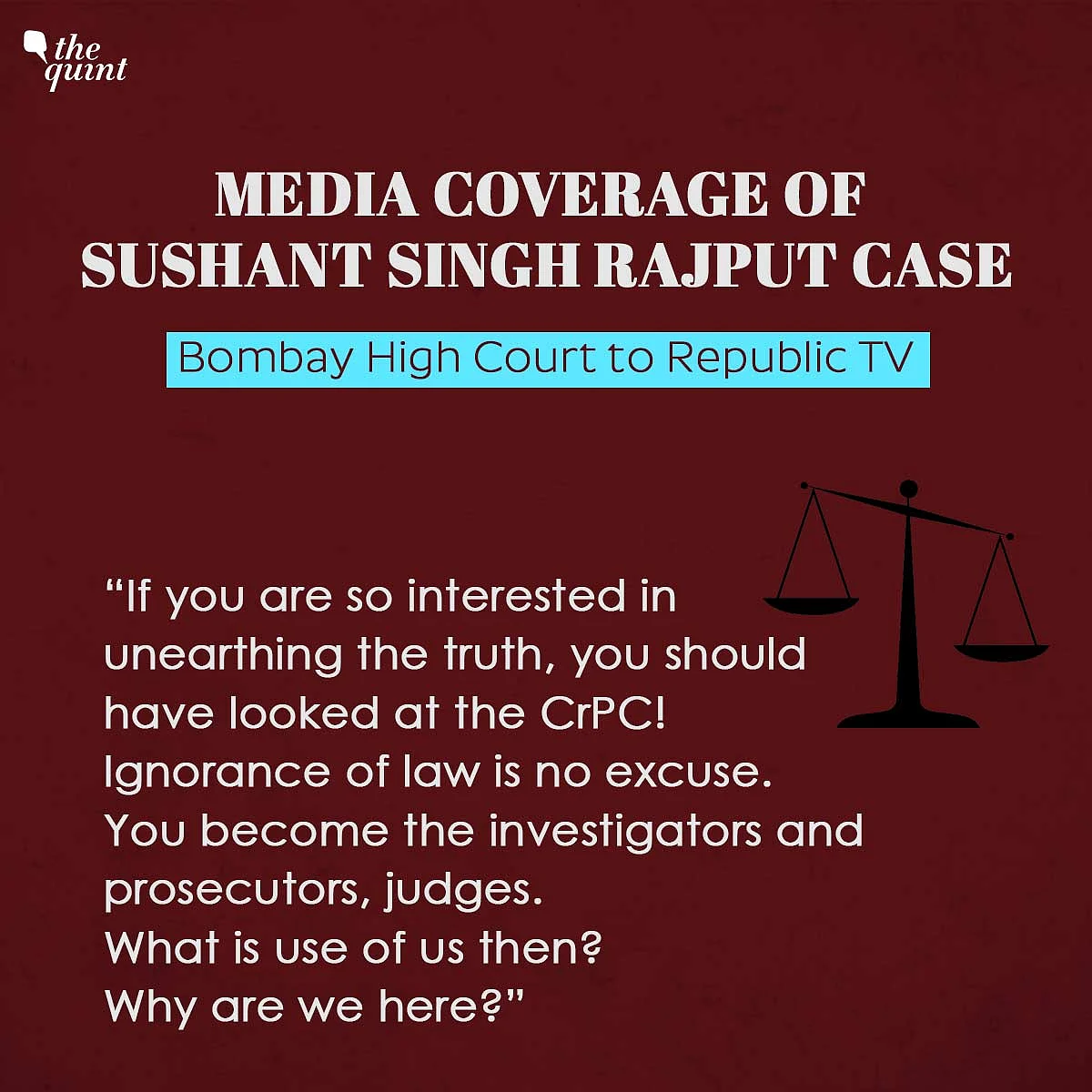 You’re Not Judges or Prosecutors: HC Raps News Portals on SSR Case