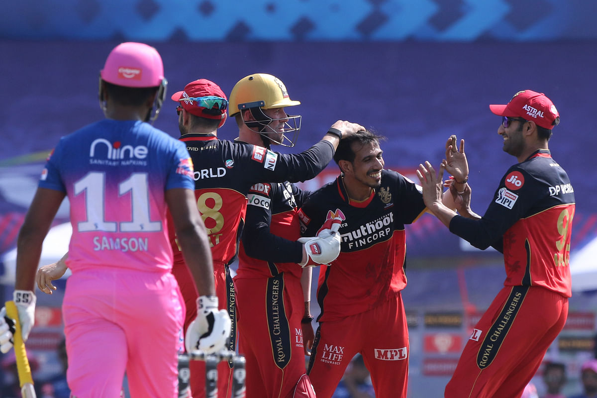 Royal Challengers Bangalore defeated Rajasthan Royals by 8 wickets in Abu Dhabi on Saturday, 3 October.