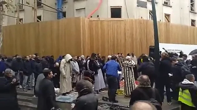 A still from the viral video.