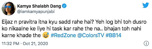 BB14: Eijaz Khan, Pavitra Punia In Red Zone After Fight Turns Ugly