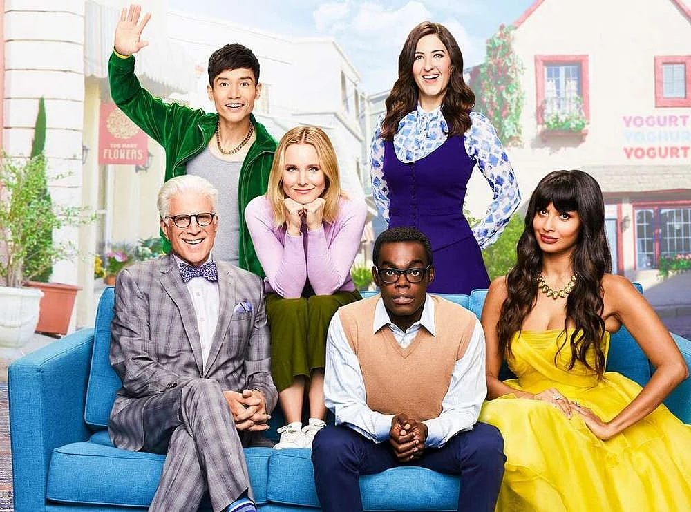 A still from The Good Place.
