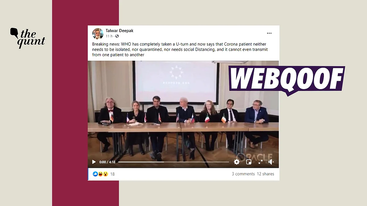 Social media is abuzz with a video of doctors claiming that “COVID-19 is a normal flu virus” and the world is no longer dealing with a pandemic.
