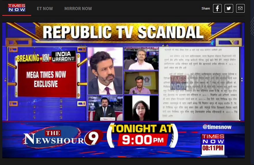 While some channels called for Arnab Goswami’s arrest, others said the  issue is part of a deeper political problem.