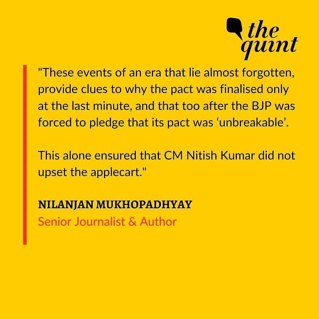 Will Nitish Kumar ‘Legitimise’ BJP in Bihar Like Chimanbhai Did?
