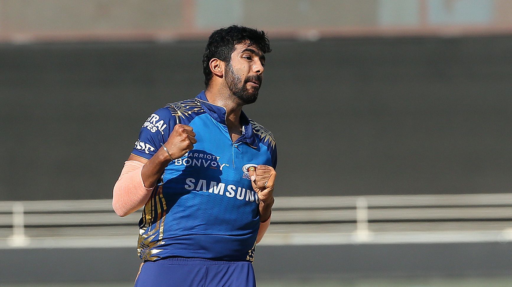 Jasprit Bumrah took three wickets for 17 runs in his four overs against Delhi Capitals to take his wickets tally to 23.