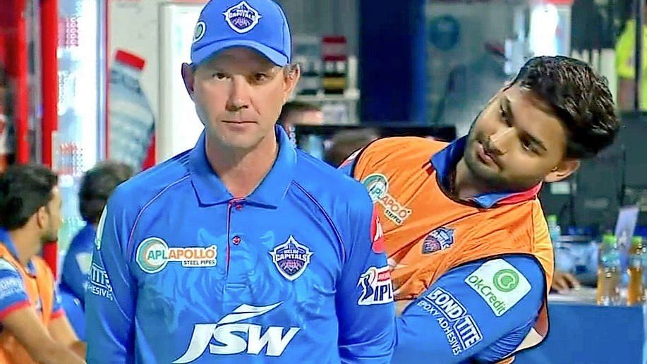 Rishabh Pant shared a funny moment on air with his coach Ricky Ponting.