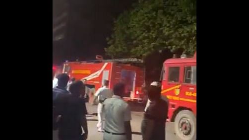 A fire broke out in an eight-storey building in Kolkata’s Ganesh Chandra Avenue.