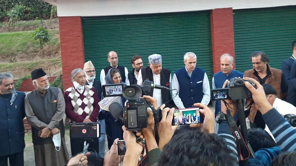 “We want GOI to return to the people of the state, the rights they held before 5 August 2019,” Farooq Abdullah said.