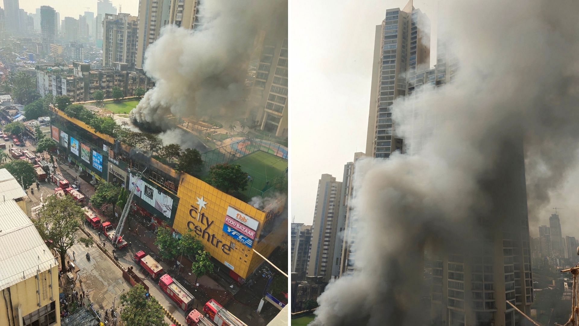 A level-5 fire broke out a mall in central Mumbai’s City Centre Mall in Nagpada on Thursday, 23 October.