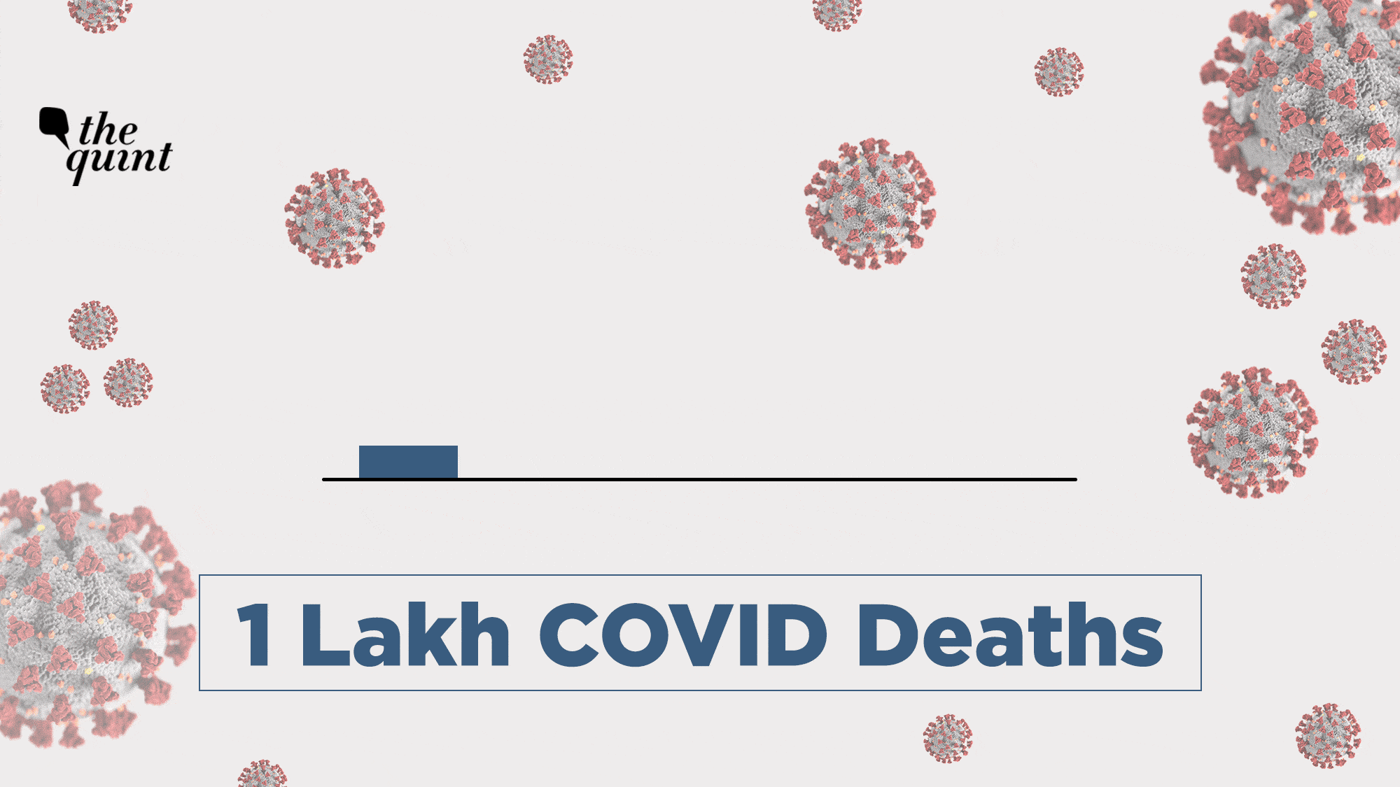 India has crossed the sobering statistic of one lakh deaths caused by the novel coronavirus.