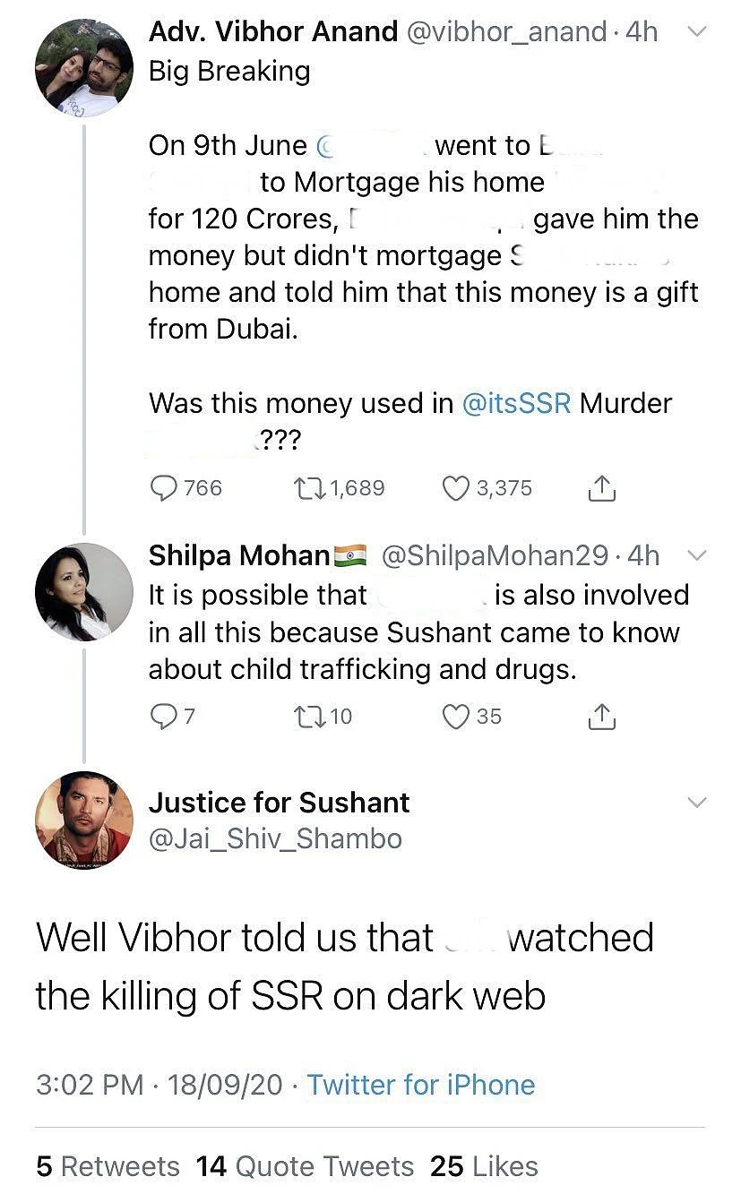 Delhi’s Vibhor Anand Held for Sharing Fake News in Sushant Case
